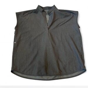 Figs Rafaela oversized cap sleeve scrub top grey Gray S nurse